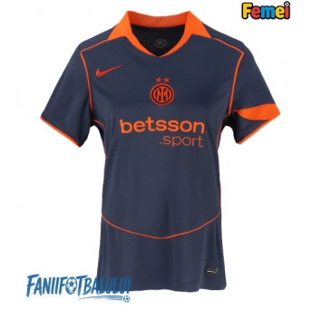 Inter Milan Tricou Fotbal Replică 2025-26 Femei Treilea